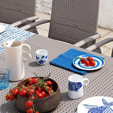 Nardi Turtle Dove Grey Libeccio Extending Table with 6 Darsena Chair Set